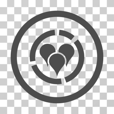 Geo diyagramı vektör simgesi