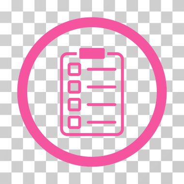 Sınav sayfa vektör simgesi