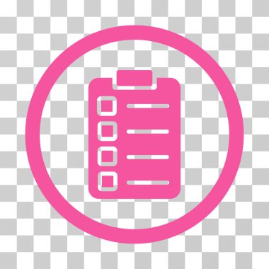 Test görev vektör simgesi