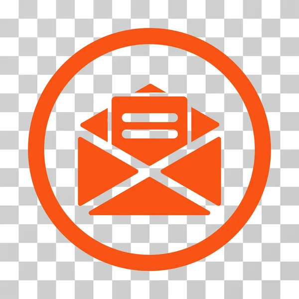 Abrir icono de vector de correo — Archivo Imágenes Vectoriales