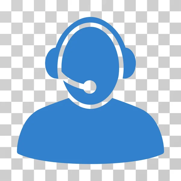 Callcenter-Vektorsymbol — Stockvektor