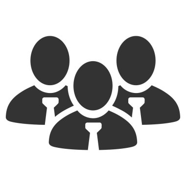 Yöneticisi grup düz simgesi