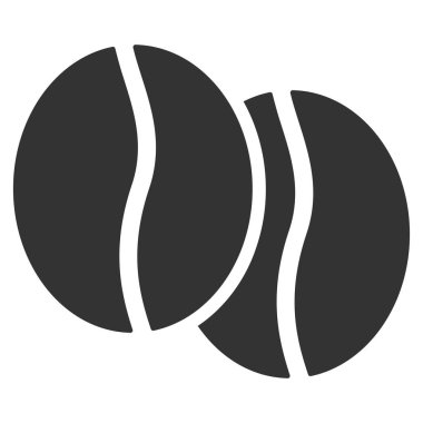 kahve çekirdekleri düz simgesi