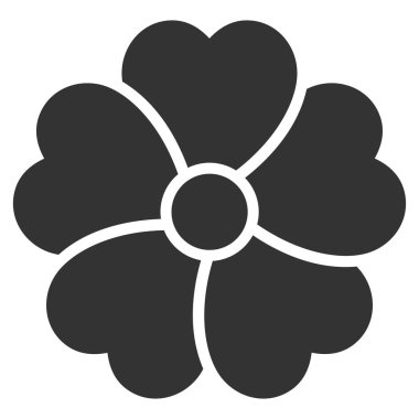 çiçek düzlüğü simgesi