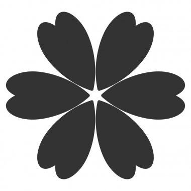 çiçek düzlüğü simgesi