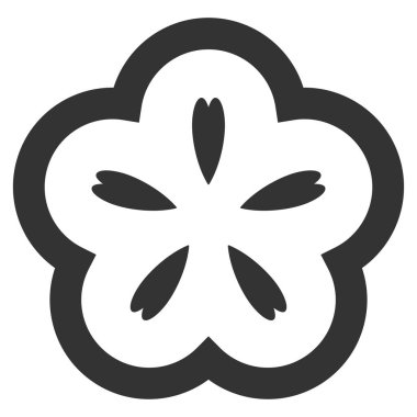 çiçek düzlüğü simgesi