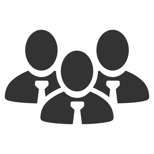 Icône plate du groupe Manager — Image vectorielle