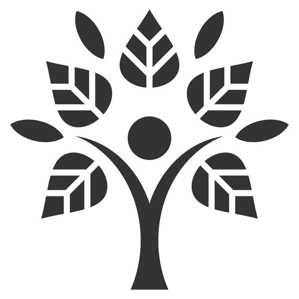 Екологічна людина Плоска ікона — стоковий вектор