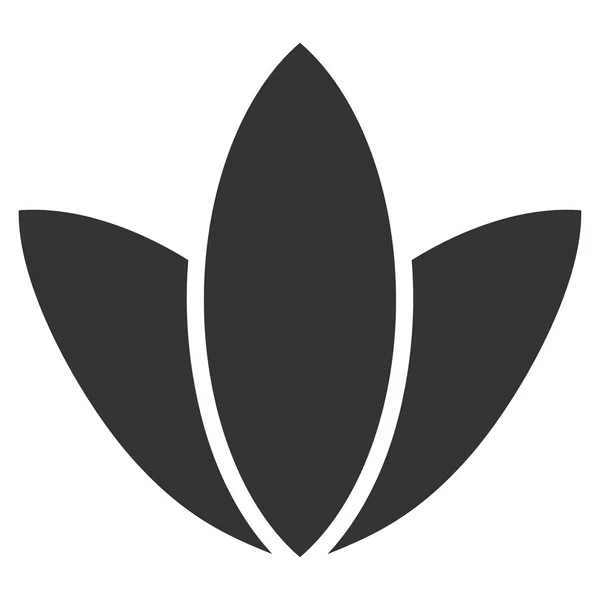 Icono plano de flor — Vector de stock