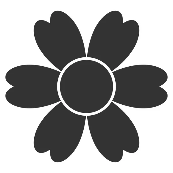 Цветок плоский значок — стоковый вектор