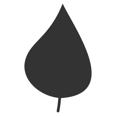 Bitki yaprak düz simgesi