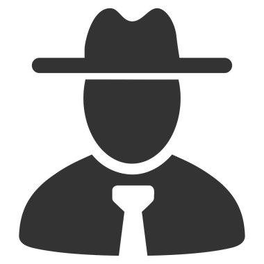 Beyefendi düz simgesi