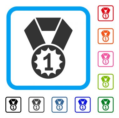 Birinci madalya simgesi çerçeveli