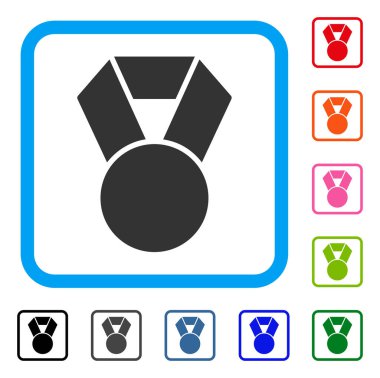 Madalya simgesi çerçeveli