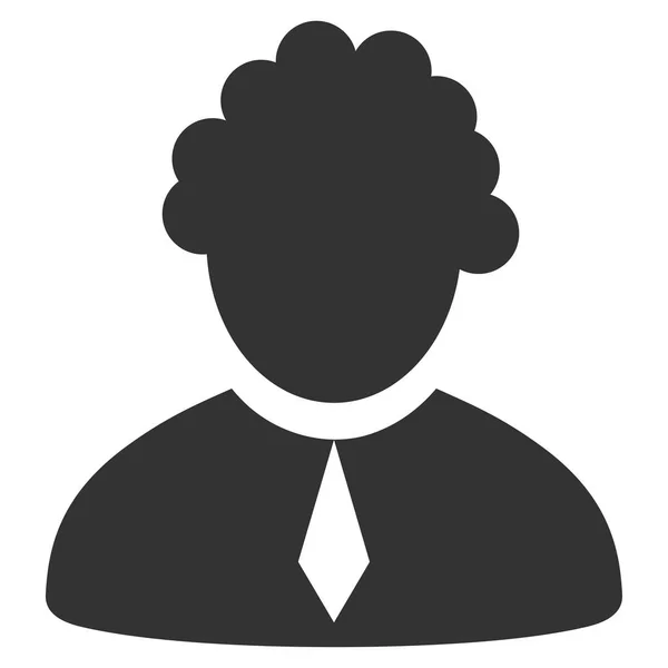 Judge Profession Flat Icon — Stock Vector