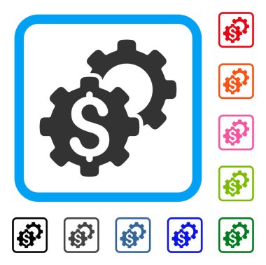 Banka ayarları simgesi çerçeveli