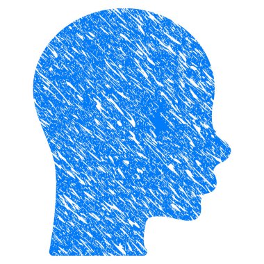 Çocuk kafa Grunge simgesi