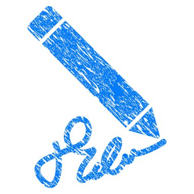 İşareti kalem Grunge simgesi