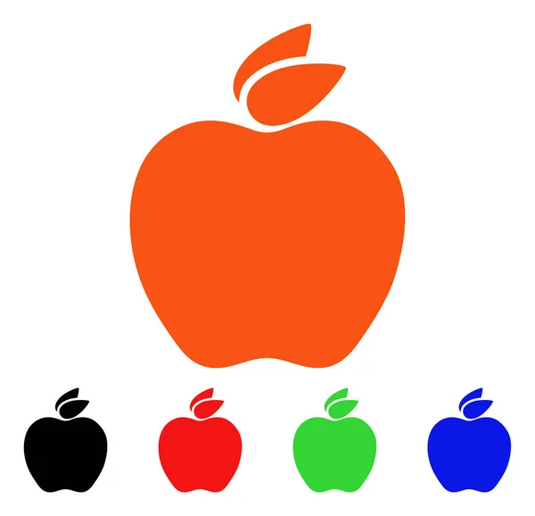 Icono vector de Apple — Vector de stock