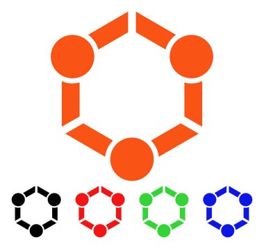 İnsan sendika vektör simgesi