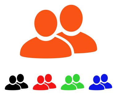 İnsanlar vektör simgesi