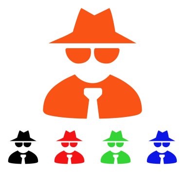 Mafya patron vektör simgesi