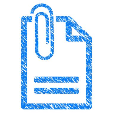 Ekli belge Grunge simgesi