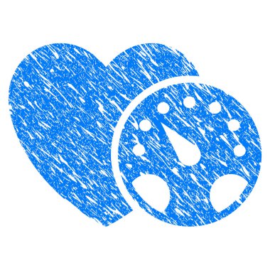 Kan basıncı Grunge simgesi