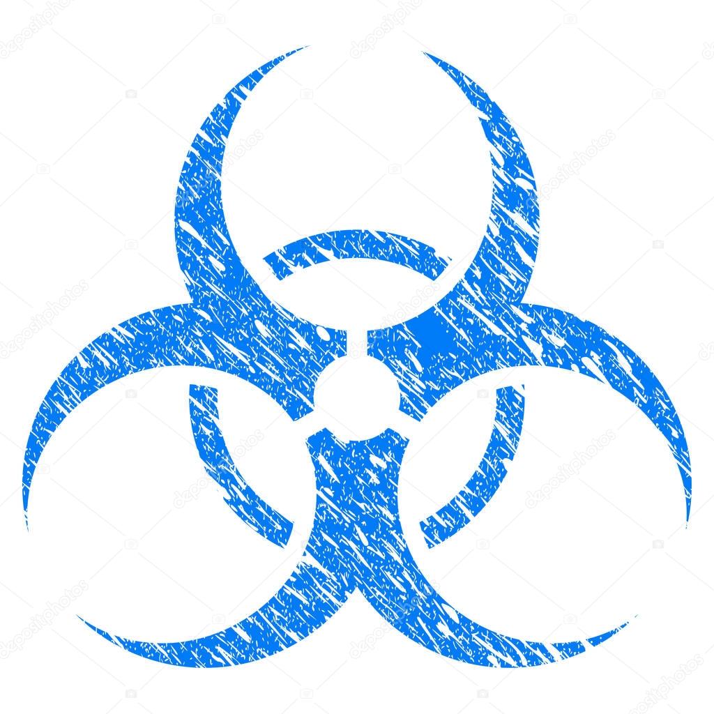 Biohazard Grunge Icon