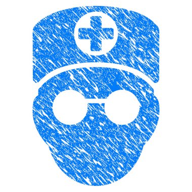 Doktor kafa Grunge simgesi