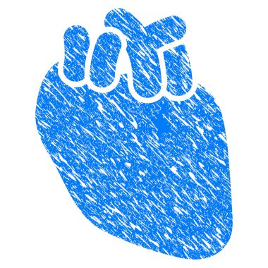 Kalp Organ Grunge simgesi