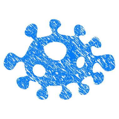 Enfeksiyon hücre Grunge simgesi