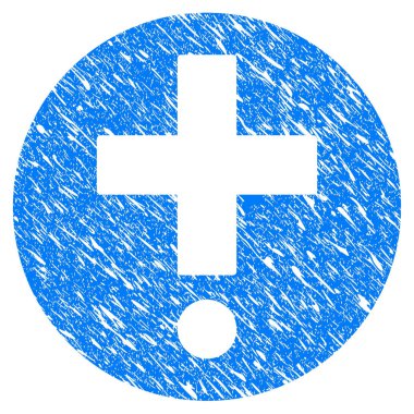 Tıbbi eczane Grunge simgesi