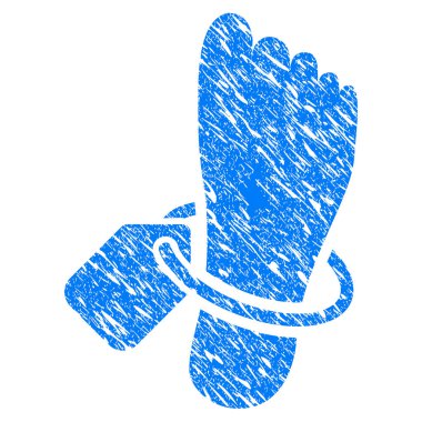 Morg Tagged ayak Grunge simgesi