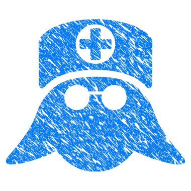 Hemşire kafa Grunge simgesi