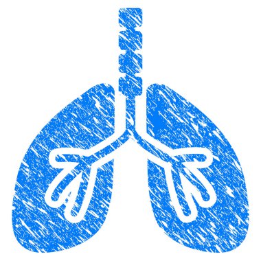 Solunum sistemi Grunge simgesi