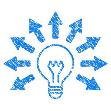 Ultraviyole lamba Grunge simgesi