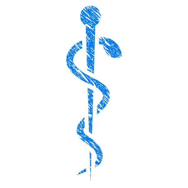 Медична голка гранжева ікона — стоковий вектор