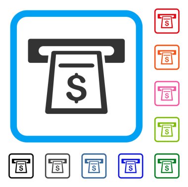 Para simgesi çerçeveli