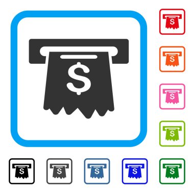 Para simgesi çerçeveli