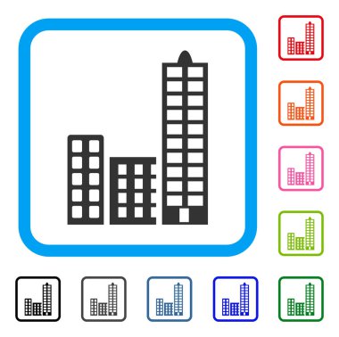 Şehir simgesi çerçeveli