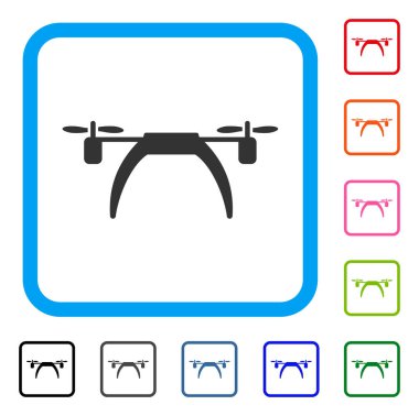 Helikopter simgesi çerçeveli