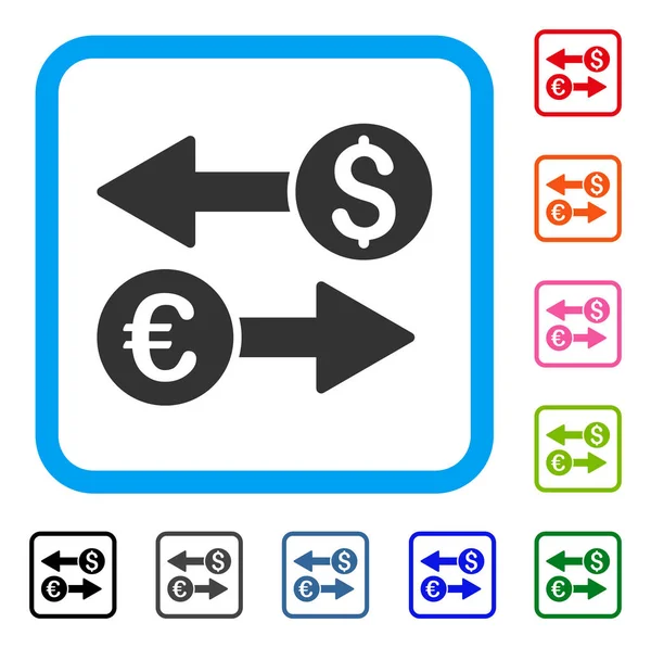 Währungsgeschäfte als Ikone — Stockvektor