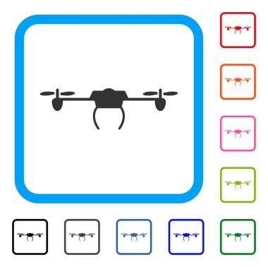 Drone simgesi çerçeveli
