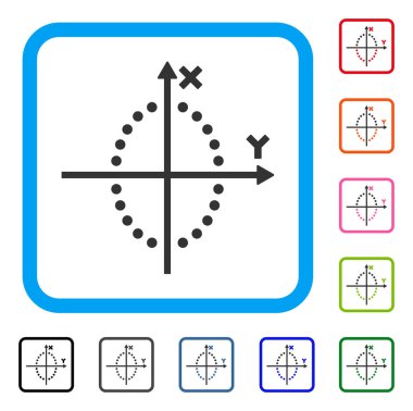 Elips çizim simgesini çerçeveli