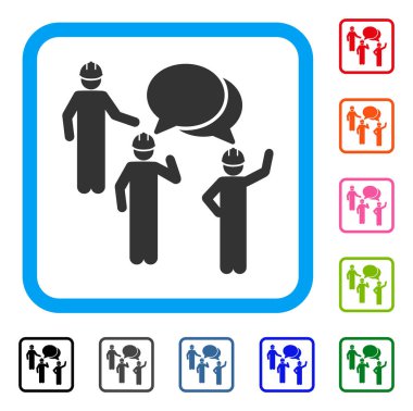 Mühendis kişi Forum simgesi çerçeveli