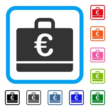 Euro durum simgesi çerçeveli