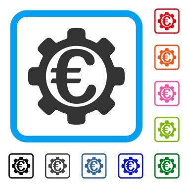 Euro ödeme seçenekleri simgesini çerçeveli