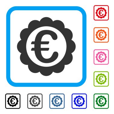 Avrupa kalite damgası simgesi çerçeveli