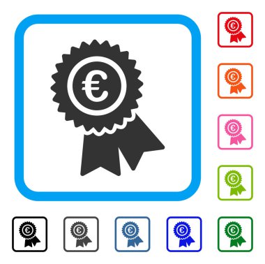 Euro garanti simgesi çerçeveli